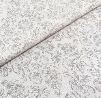 Клеенка на тканевой основе "Shine" "Гобелен" Бежевая шир.1,37м GW-21715 "Great Way" *20