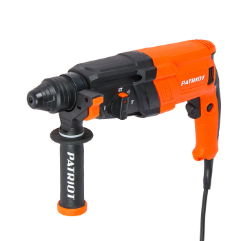Перфоратор  880Вт 3режима 0-1350об/мин 0-5500уд/мин 2,9Дж кейс RH 263 PATRIOT *1/4 Перфоратор  880Вт 3режима 0-1350об/мин 0-5500уд/мин 2,9Дж кейс RH 263 PATRIOT *1/4