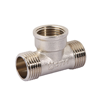 Тройник сантехнический 1/2"(Ø15) М/П/М CTM CRT12M12 (аналог ДЛ210) *10/90