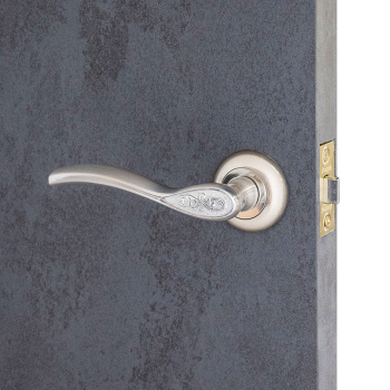 Дверное полотно глухое 2000х600х37 мм Двери Гуд GEOMETRY-2, бетон/графит