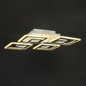 Люстра YH832/4 LED 3000K-6500K+RGB (d-640; h-100) пульт VERNER LIGHTING *1