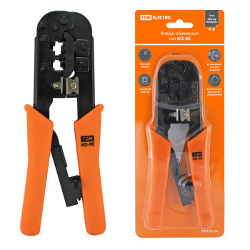 Клещи обжимные TDM ЕLECTRIC KO-9E «МастерЭлектрик»