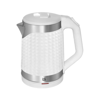 Чайник электрический нерж/пластик 1,8л 1500Вт IRIT IR-1366 белый *1/12