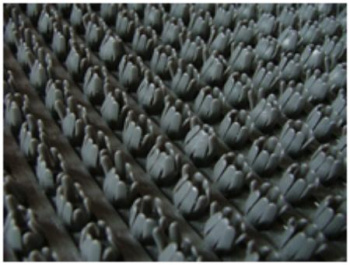 Щетинистое покрытие (мокрый асфальт) 127 0,9м х 15м рулон *15 п/м