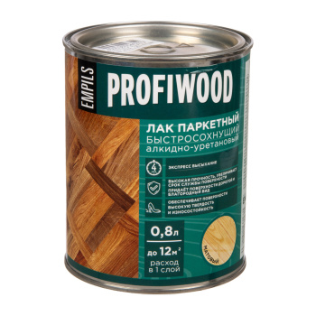 Лак алкидно-уретановый PROFIWOOD, 0.7 кг, паркетный, матовый
