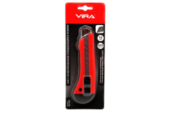 Нож строительный 18мм корпус пластик усиленный направл.металл (831302) Push lock VIRA *1 Нож строительный 18мм корпус пластик усиленный направл.металл (831302) Push lock VIRA *1