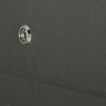 Дверь входная 2050х860х100 мм Дверной континент Новелло, левая, графит/белый