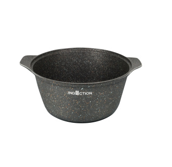 Кастрюля алюмин. антипригарная "Kukmara" "Granit Ultra INDUCTION"original 4,0л Ст.кр. кгои43а *1/3