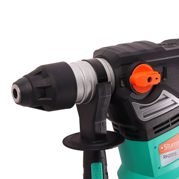 Перфоратор 1850Вт 3режима 0-750об/мин 0-4400уд/мин 7Дж кейс RН2518 STURM Перфоратор 1850Вт 3режима 0-750об/мин 0-4400уд/мин 7Дж кейс RН2518 STURM