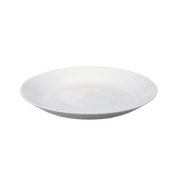 Тарелка стеклокерамика DECO Белая б/рис. мелкая d19см LMP75 *6/48