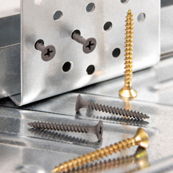 Саморез по металлу 3.5х35 мм BROZEX, частая резьба, фосфатированные