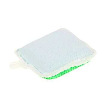 Губка для тела с эффектом пилинга 10*13*4см цвет микс Мистер Бульк  *10/30