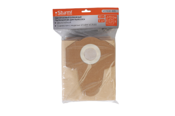 Мешок для пылесоса бумажный 30л (упак.5шт) для VC1530 арт.VC1530-885 STURM *1