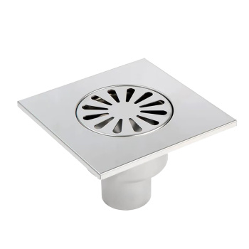 Трап вертикальный д50 (150*150) хром *1/10 Трап вертикальный д50 (150*150) хром *1/10