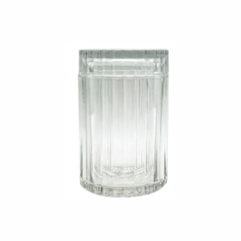 Контейнер для ватных дисков Delphinium стекло коллекция "Кристалл" 106297 *1/24