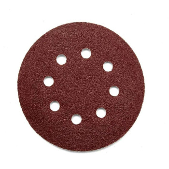 Круг шлифовальный на липучке 125мм  Р40 8 отверстий (5шт) (558004) VIRA *1
