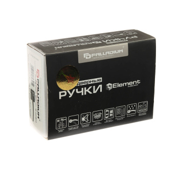 Ручка раздельная ГРАФИТ ATOM GF Палладиум *1/20