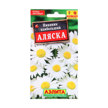 Семена Нивяник Аляска наибольший 0,5гр Аэлита цв *10/200