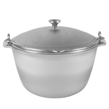 Котел алюм. литой походный с крышкой 6,0л с дужкой Kukmara кп60 (Кукмор) *1/5 Котел алюм. литой походный с крышкой 6,0л с дужкой Kukmara кп60 (Кукмор) *1/5