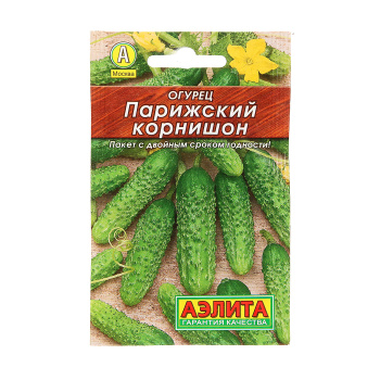 Семена Огурец Парижский корнишон 0,5гр/20шт Аэлита Лидер *10/500