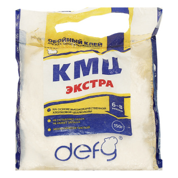 Клей для обоев бумажных 150г Defy КМЦ-ЭКСТРА (Ижевск) *30 Клей для обоев бумажных 150г Defy КМЦ-ЭКСТРА (Ижевск) *30