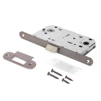 Защелка врезная п/ручку и фиксатор ГРАФИТ БЕСШУМНАЯ 5300-Р-WC-GRF Апекс *1/5/40