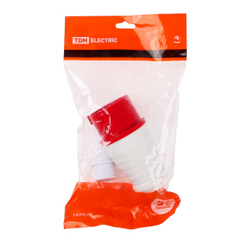 Вилка 015 3P+PE+N 16А 380В TDM SQ0601-0003 *1/10