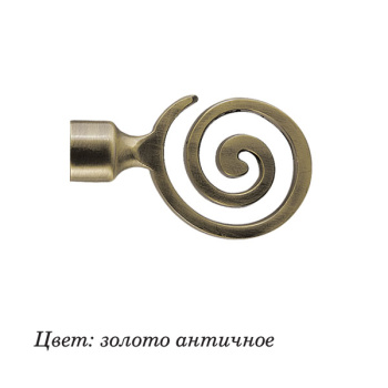 Наконечник DIY 16мм Солнышко Золото антик (2шт)*1