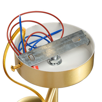 Люстра N36375/3 GD 3*40W E27 220V (d-350; h-340)  VERNER LIGHTING *1