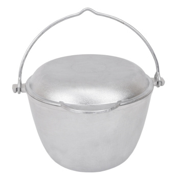 Котел алюм. литой походный с крышкой 3,0л с дужкой, Крышка-Сковорода Kukmara кп30 (Кукмор) *1/5 Котел алюм. литой походный с крышкой 3,0л с дужкой, Крышка-Сковорода Kukmara кп30 (Кукмор) *1/5