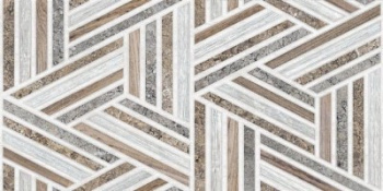 Плитка 50х24.9 см настенная 1.49 м² Alma Ceramica Stone, серо-коричневый