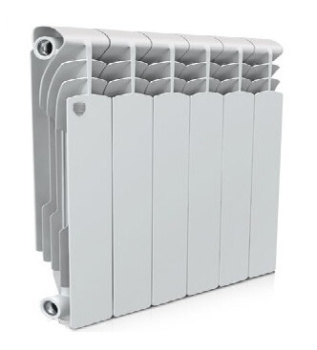 Радиатор биметаллический 4 секции Royal Thermo Revolution, 350 мм, белый