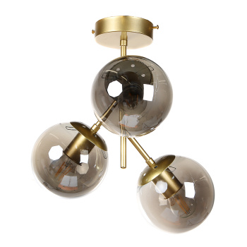 Люстра N36375/3 GD 3*40W E27 220V (d-350; h-340)  VERNER LIGHTING *1