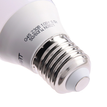 Лампа светодиодная ОНЛАЙТ, Е27, шар G45, 10 Вт, 800 Лм, 6500 К, холодный белый