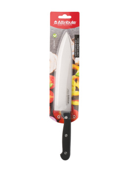 Нож кухонный ATTRIBUTE пл.р. Classic поварской дл.лезв.20см AKC128 блистер *1/6/36