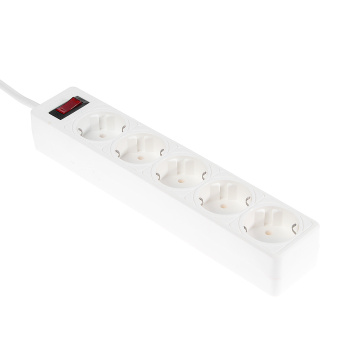 Сетевой фильтр Smartbuy, 5 розеток, 1.8 м, 2200 Вт, 10 А, белый Сетевой фильтр Smartbuy, 5 розеток, 1.8 м, 2200 Вт, 10 А, белый