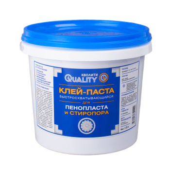 Клей д/потолочных плит "QUALITY" 1.5кг *9