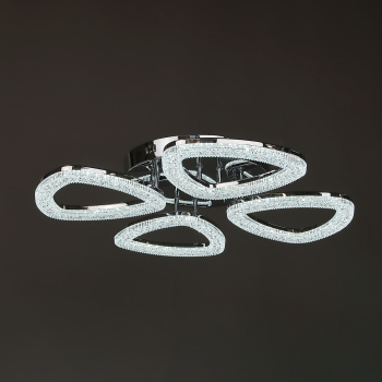 Люстра YH1232/4 CH 4*14W LED 3000-6500К (d-635; h-100) пульт  VERNER LIGHTING *1