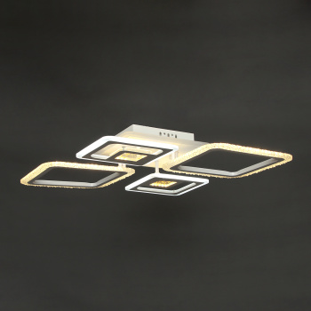 Люстра YH833/2+2 LED 3000K-6500K+RGB (d-730; h-100) пульт VERNER LIGHTING *1