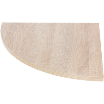 Полка ЛДСП 5 радиусная 350*350*16мм Сонома *1