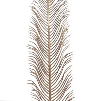 Ветка декоративная "Волшебное перо" 53 см, Шампань