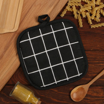 Прихватка 17х17см Клетка 100% полиэстер Доляна *1 *