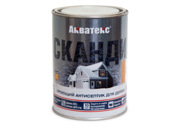 Антисептик 0.75 л для дерева АКВАТЕКС СКАНДИ, акриловый, кроющий, альпийское утро