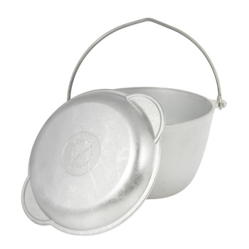 Котел алюм. литой походный с крышкой 3,0л с дужкой, Крышка-Сковорода Kukmara кп30 (Кукмор) *1/5 Котел алюм. литой походный с крышкой 3,0л с дужкой, Крышка-Сковорода Kukmara кп30 (Кукмор) *1/5