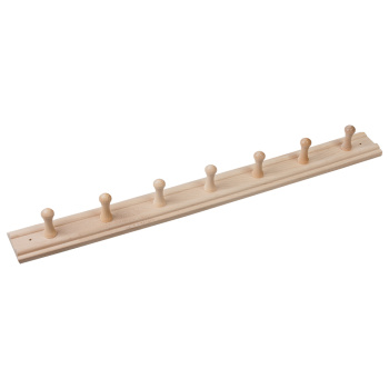 Вешалка 7-ти рожковая, липа 70*8*8,5см "Банные штучки" 32139 *1/5
