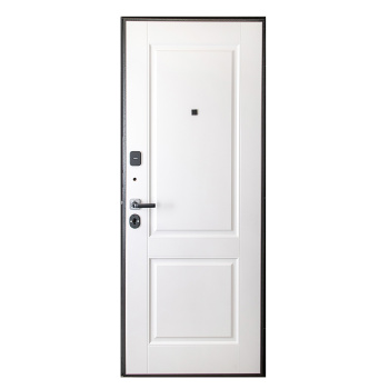 Дверь входная 2050х860х90 мм Дверной континент Брест, левая, серебристый антик/белый Дверь входная 2050х860х90 мм Дверной континент Брест, левая, серебристый антик/белый