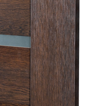 Дверное полотно остекленное BROZEX-WOOD Comfort-2, 2000х800х36 мм, кедр венге 3D