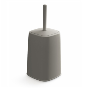 Ерш унитазный с подставкой-емкостью, с крышкой "Лофт" d151мм, выс.356мм Сер. С637ПСЕР("Мартика")*1/8