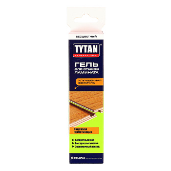Гель-герметик для стыков ламината 100 мл TYTAN, каучуковый, бесцветный