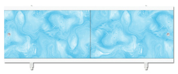 Экран для ванны МетаКам Ультралегкий, голубой, 148x56 см